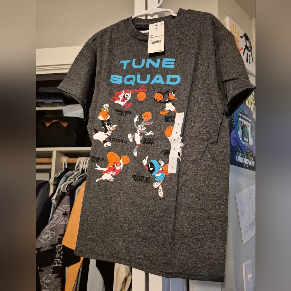 Tune Squad Kids Gray T-Shirt
